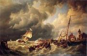 unknow artist Seascape, boats, ships and warships.95 oil painting picture wholesale